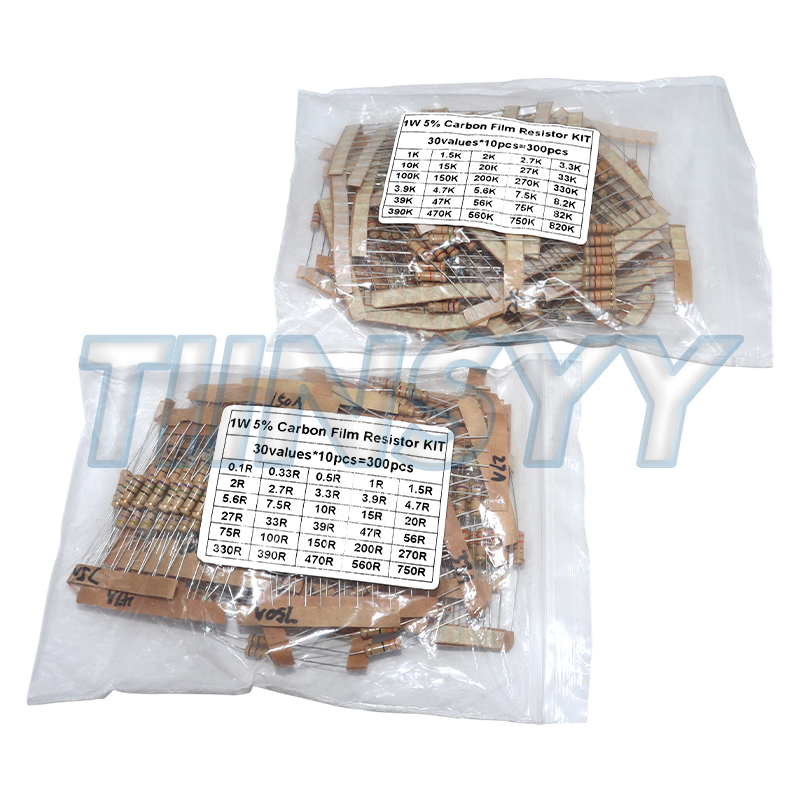 Diy Electronics Com - Kit de résistances 300 pièces, 1W,