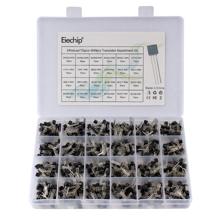 Mosfet Transistor Set - 200-900 pièces TO-92 Kit de transistors