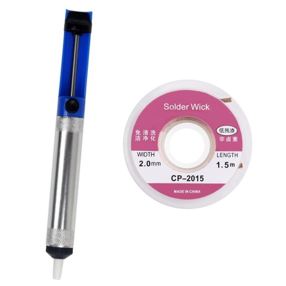 Flux Pen Electronics - Pompe à dessouder en aluminium, stylo
