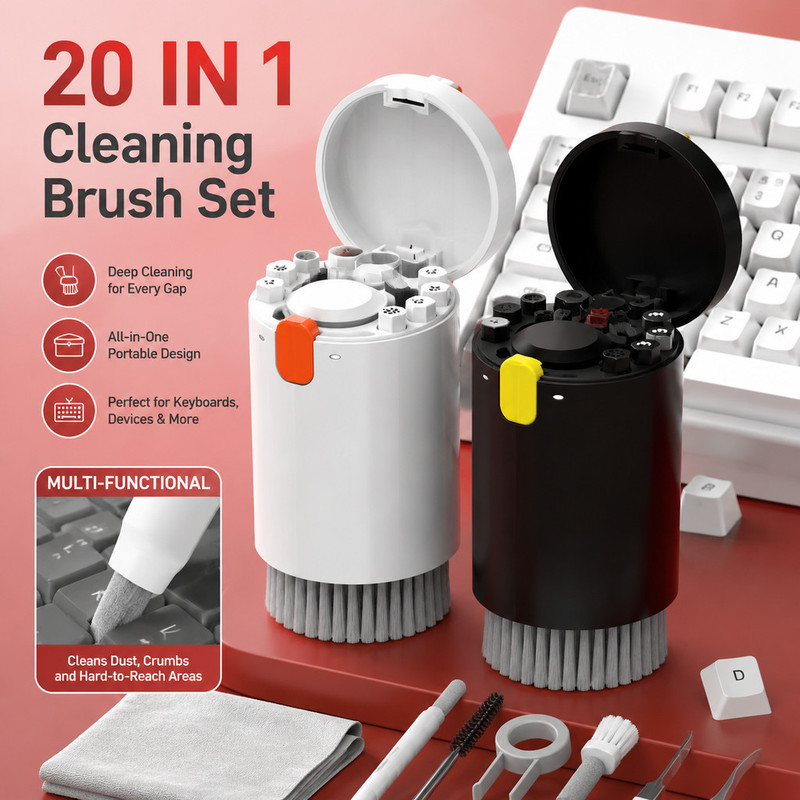 Diy Electronics For Home - Kit de nettoyage de clavier 20-en-1
