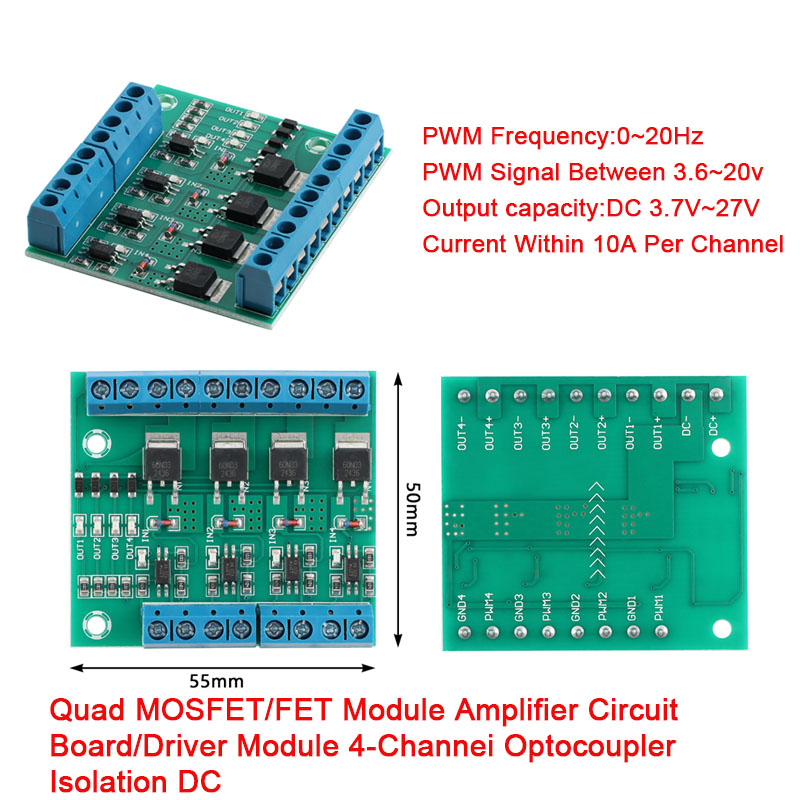 Diy Electronics Motor - Module électronique DIY 4 voies 4