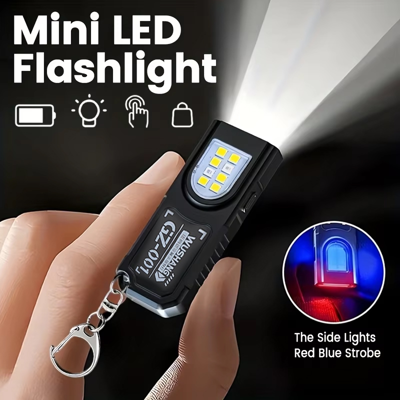 Diy Lamp Electronics - Lampe de poche porte-clés multifonctionnelle, Mini