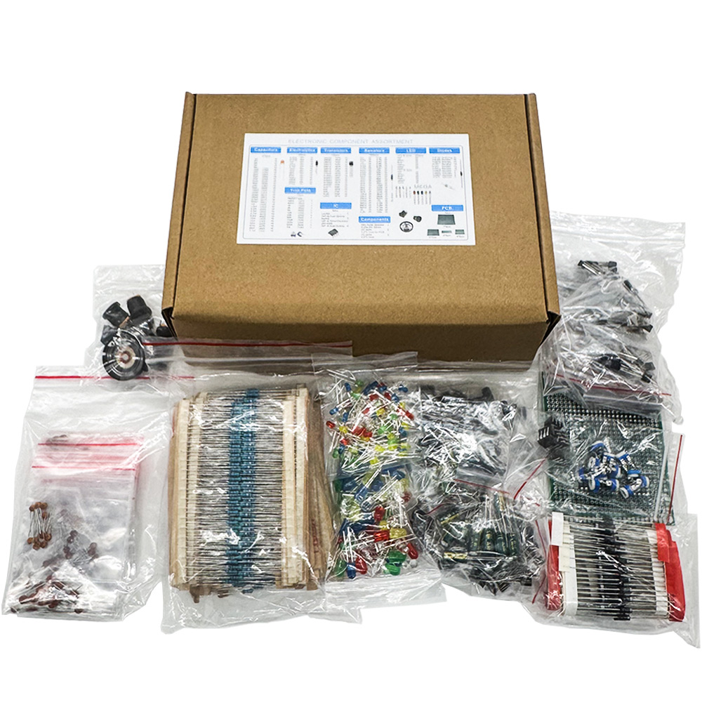 Diy Electronics Com - Kit de composants électroniques 1900 pièces