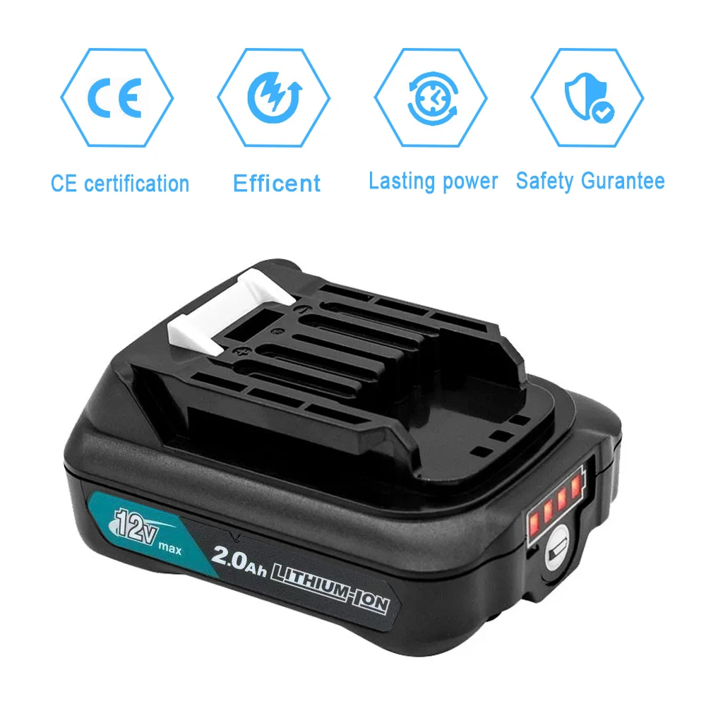Makita Drill Hp1640 - Batterie Li-ion rechargeable 2,0 Ah pour