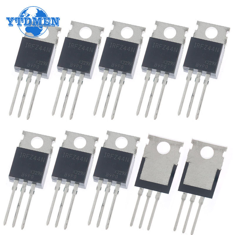 Mosfet Transistor Set - 10 pièces Mosfet IRFZ44N TO220 Kit