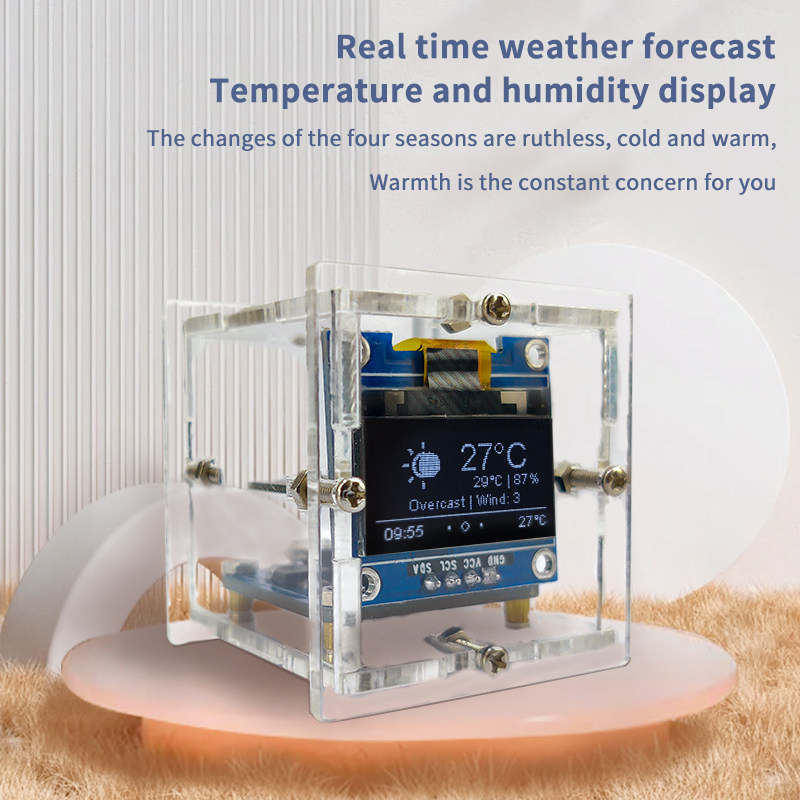 Kit d'horloge météo miniature  - Diy Electronics Soldering Kit avis et prix