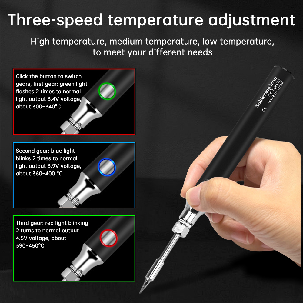 Mini fer à souder USB Type-C,  - Flux Pen Electronics avis et prix