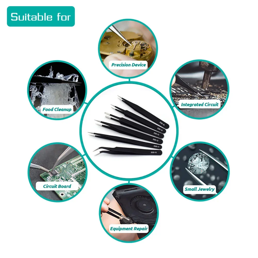 Ensemble de 6 pinces de précis - Diy Electronics Soldering Kit avis et prix