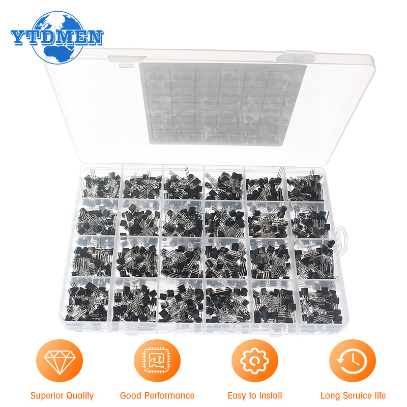 Kit de ul, NPN PNP S8050 S8550 - Mosfet Transistor Set avis et prix