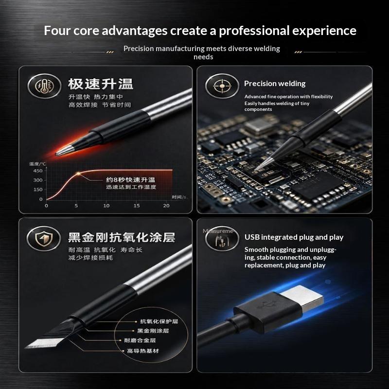 Ensemble de 3 pointes de fer à - Flux Pen Electronics avis et prix