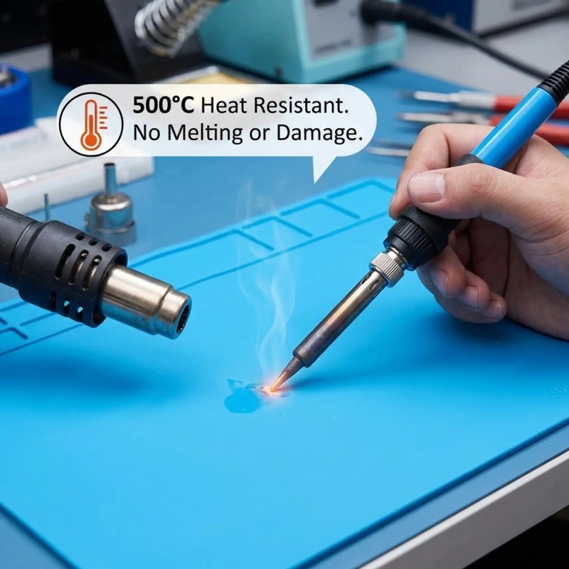 Tapis de réparation en silicon - Diy Soldering Station No Electronics avis et prix