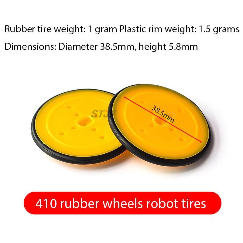 Pneus robots à roues en caoutc - Diy Electronics Motor avis et prix