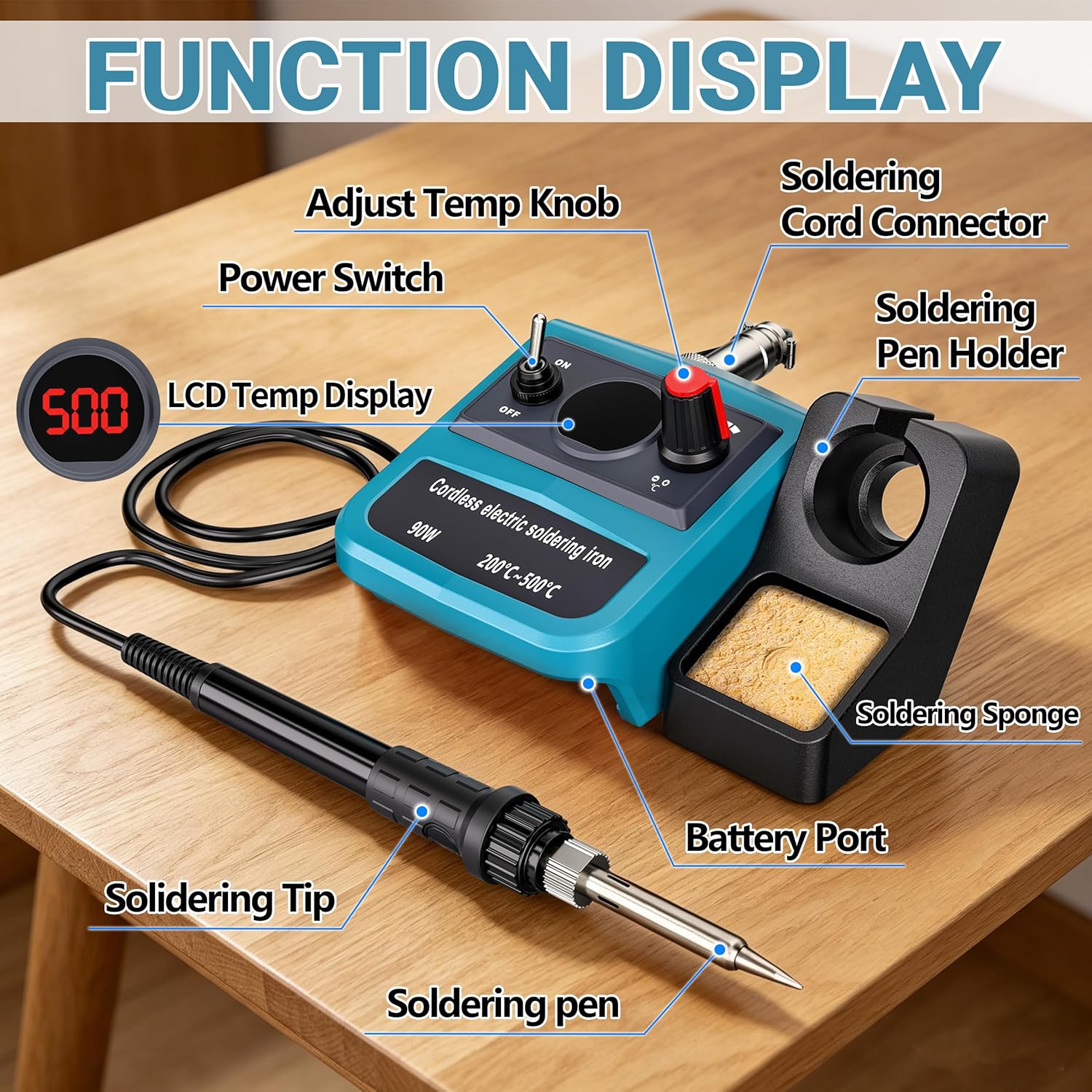Kit de fer à souder numérique  - Diy Electronics Soldering Kit avis et prix