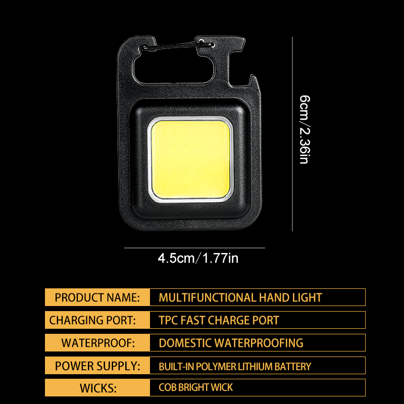 Lampe de poche MINI COB à clé, - Diy Lamp Electronics avis et prix